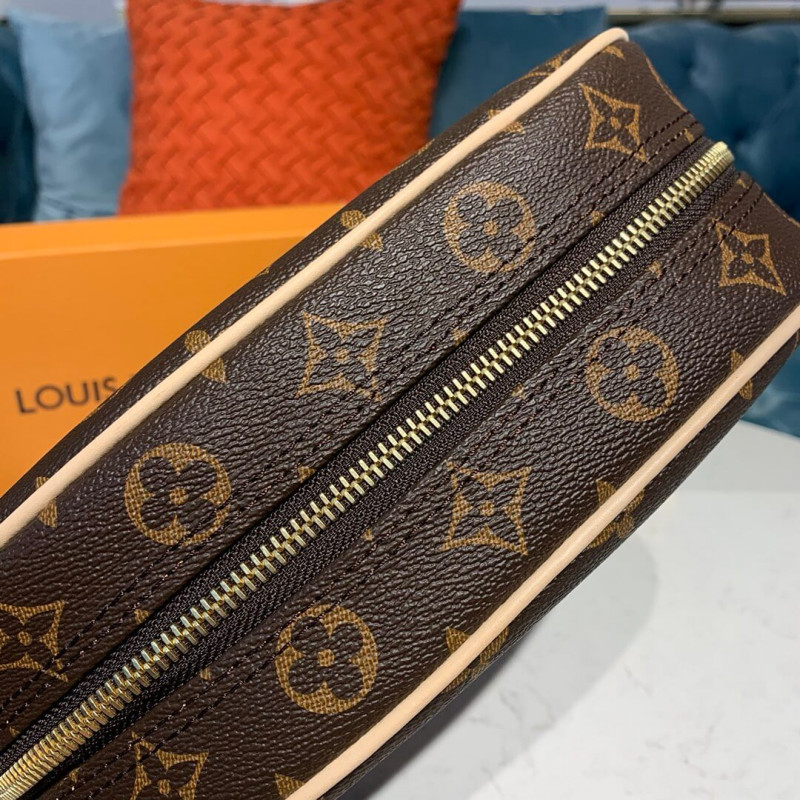 LOUIS VUITTON Monogram lienzo Bolsa de tocador 25 M47527-6