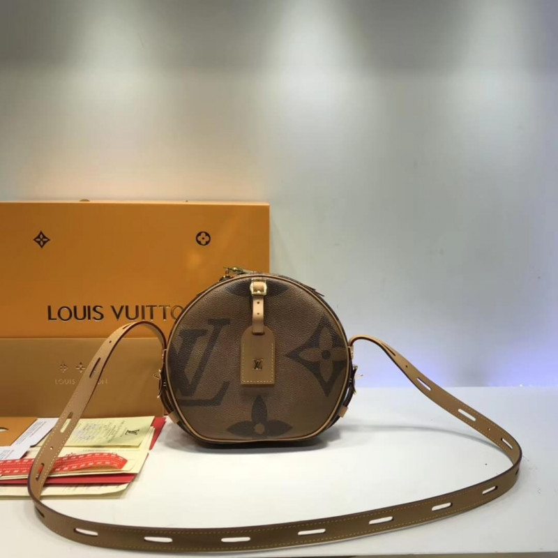 Louis Vuitton Monogram Reverse Canvas Boite Chapeau Souple M44604-1