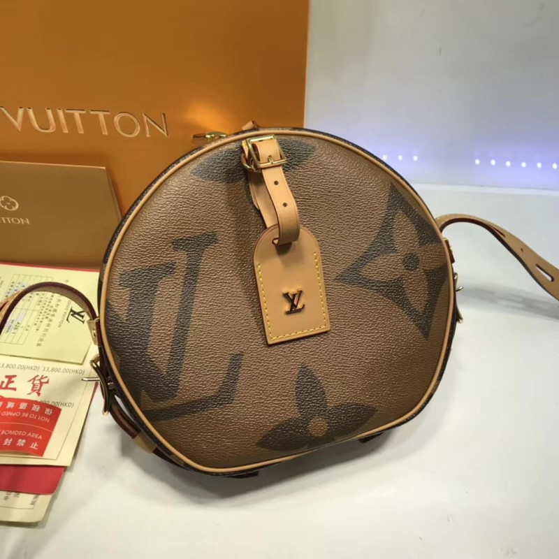 Louis Vuitton Monogram Reverse Canvas Boite Chapeau Souple M44604-2