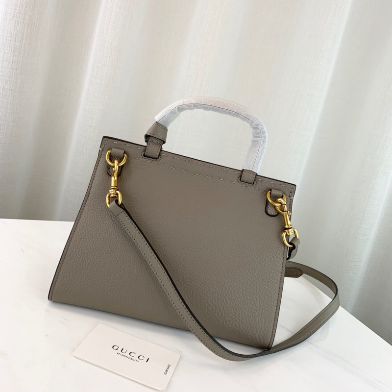 Gucci GG Marmont Leather Tople Sain Shoulder Bolsa 442622-2