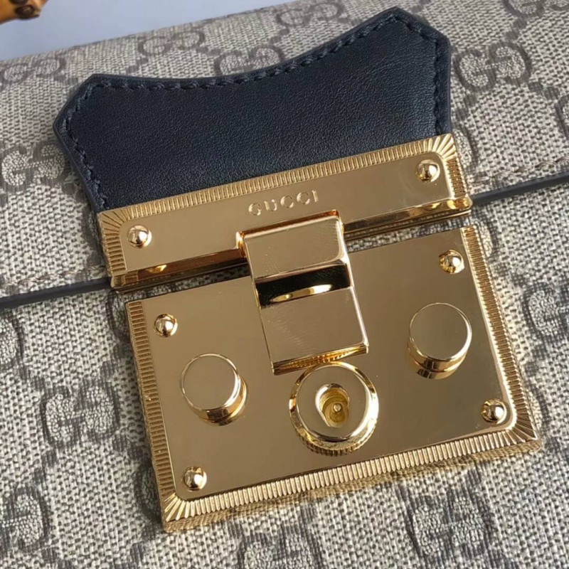 Gucci Cadlock GG Bolsaboo Small Bamboo Shoulder 603221-4