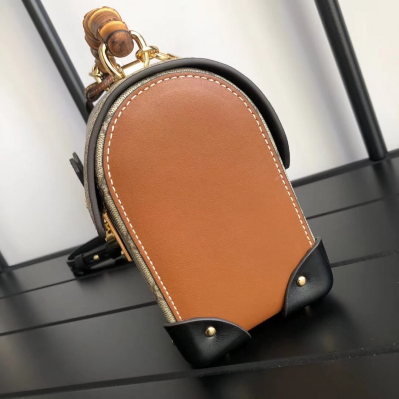 Gucci Cadlock GG Bolsaboo Small Bamboo Shoulder 603221-5