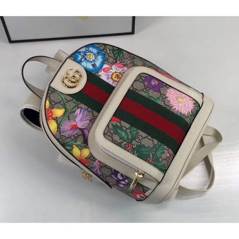 Gucci Ophidia GG Flora Pequeña mochila 547965-4