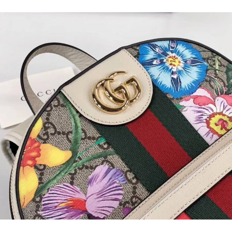 Gucci Ophidia GG Flora Pequeña mochila 547965-7