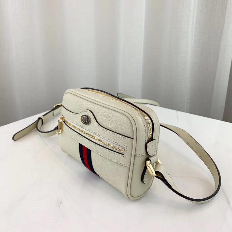 Gucci Ofidia Leather Mini Bolsa 517350-2