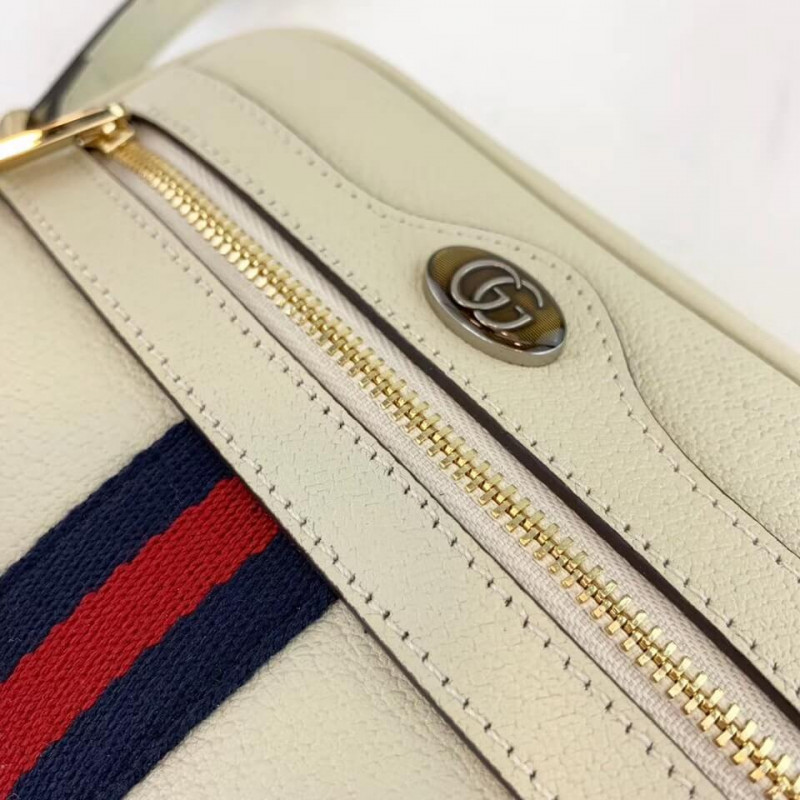 Gucci Ofidia Leather Mini Bolsa 517350-5