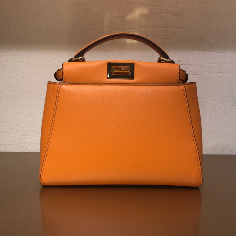 Fendi Peekaboo icónico mini de cuero 8bn311-3