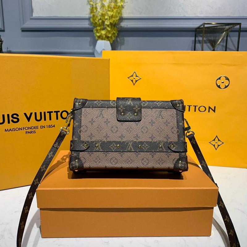 Louis Vuitton Monogram Reverse Canvas Petite Malle M44154-3