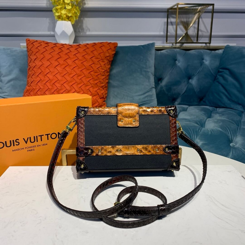 Louis Vuitton Python Leather Petite Malle N94723-3