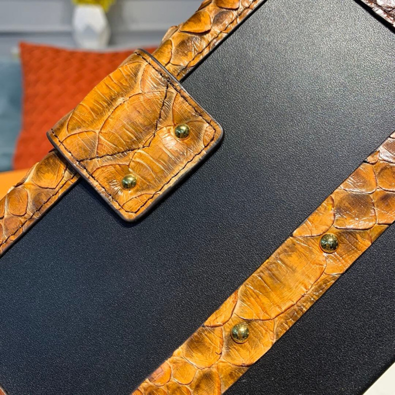 Louis Vuitton Python Leather Petite Malle N94723-6