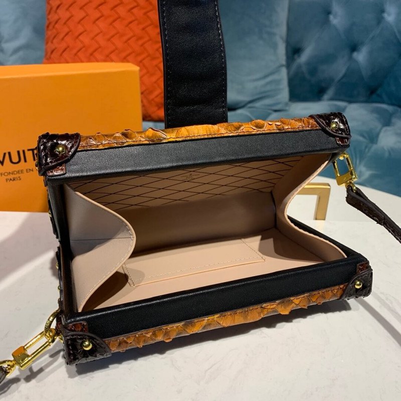 Louis Vuitton Python Leather Petite Malle N94723-9