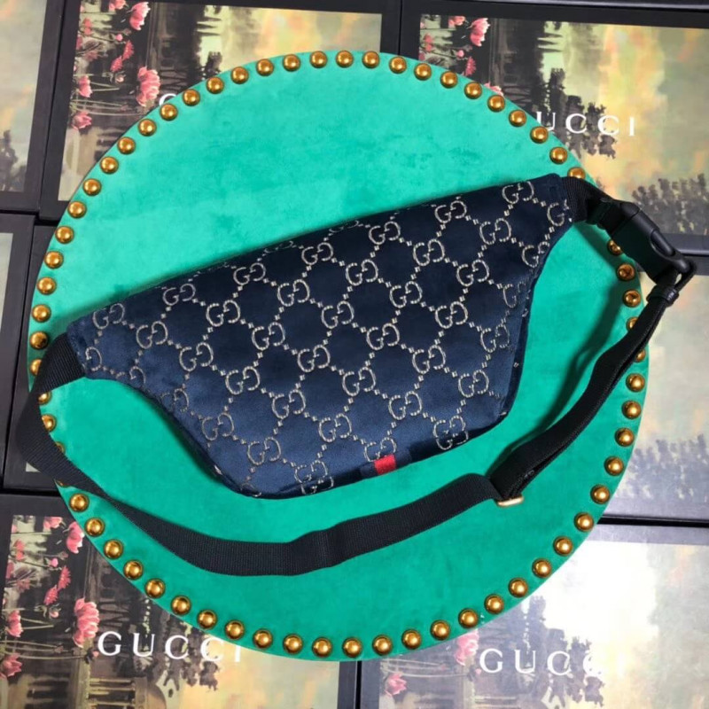Bolsa de cinturón de terciopelo Gucci GG 574968-4