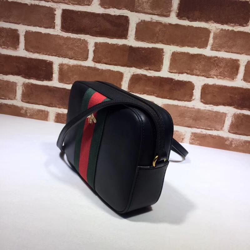 Bolso de hombro de cuero Gucci 412008-2