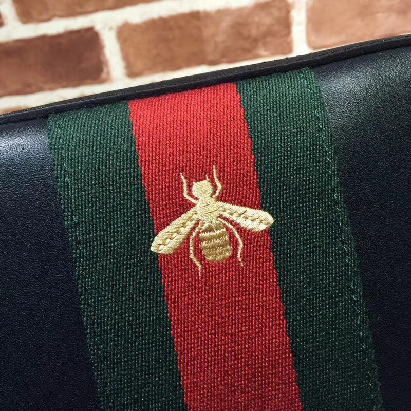 Bolso de hombro de cuero Gucci 412008-5