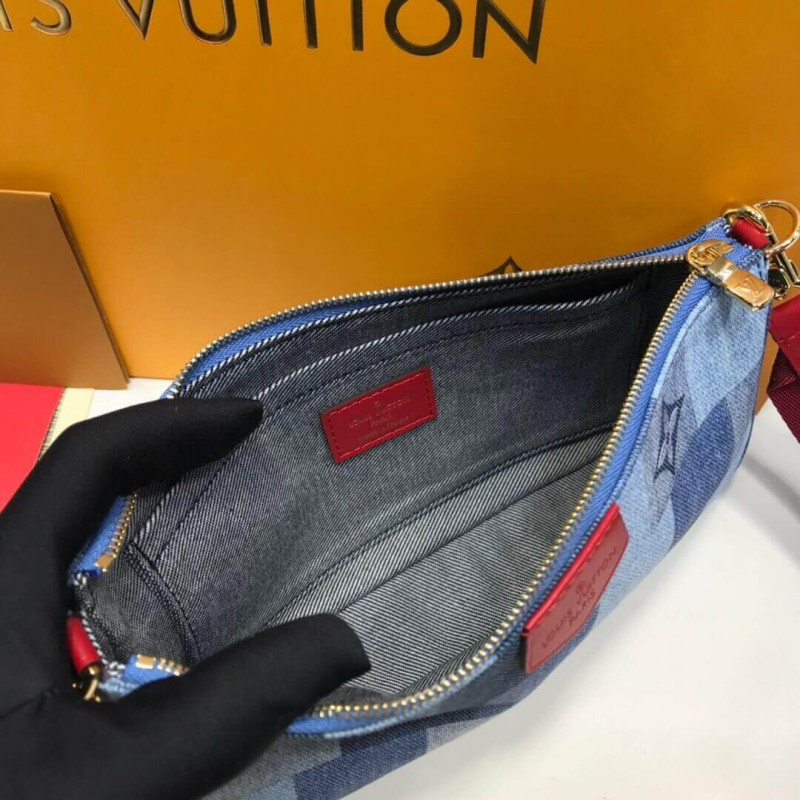 Louis Vuitton Monogram Denim Canvas Multi Pochette AccessOires M44990-5