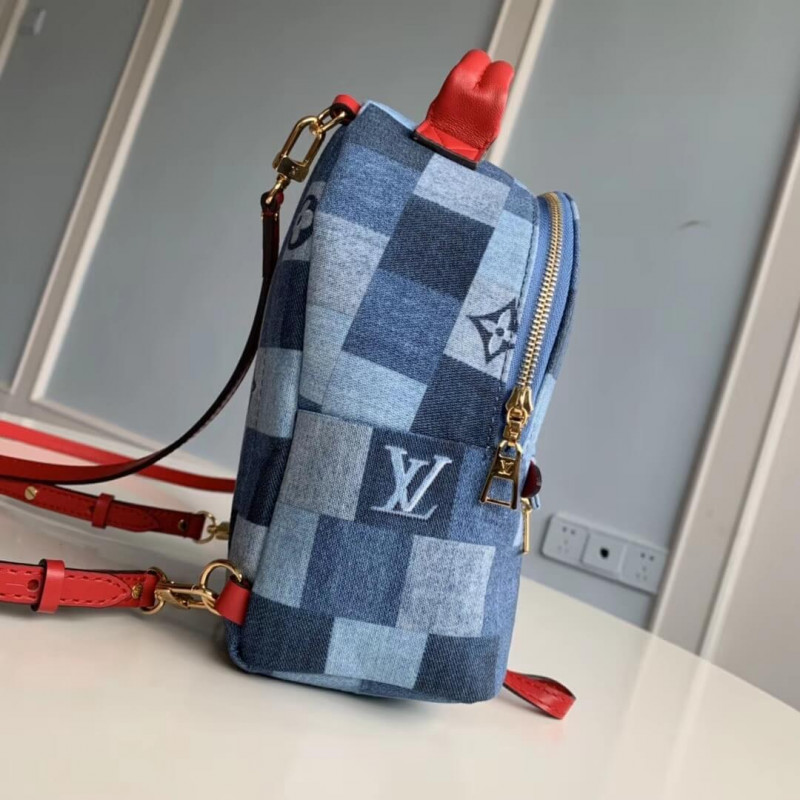 Louis Vuitton Monogram Denim Canvas Palm Springs Mini M45043-3