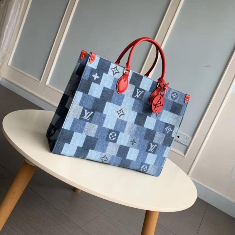 lienzo de mezquito de Louis Vuitton Monogram Onthego GM M44992-1