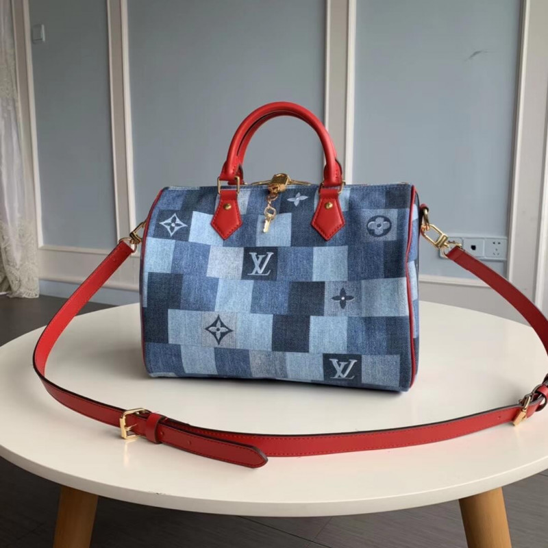 lienzo de mezquito Louis Vuitton Monogram Speedy Bandouliere 30 M45041-2