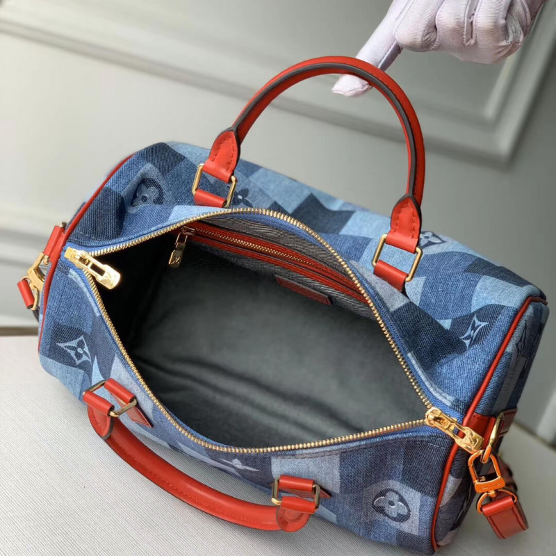 lienzo de mezquito Louis Vuitton Monogram Speedy Bandouliere 30 M45041-8