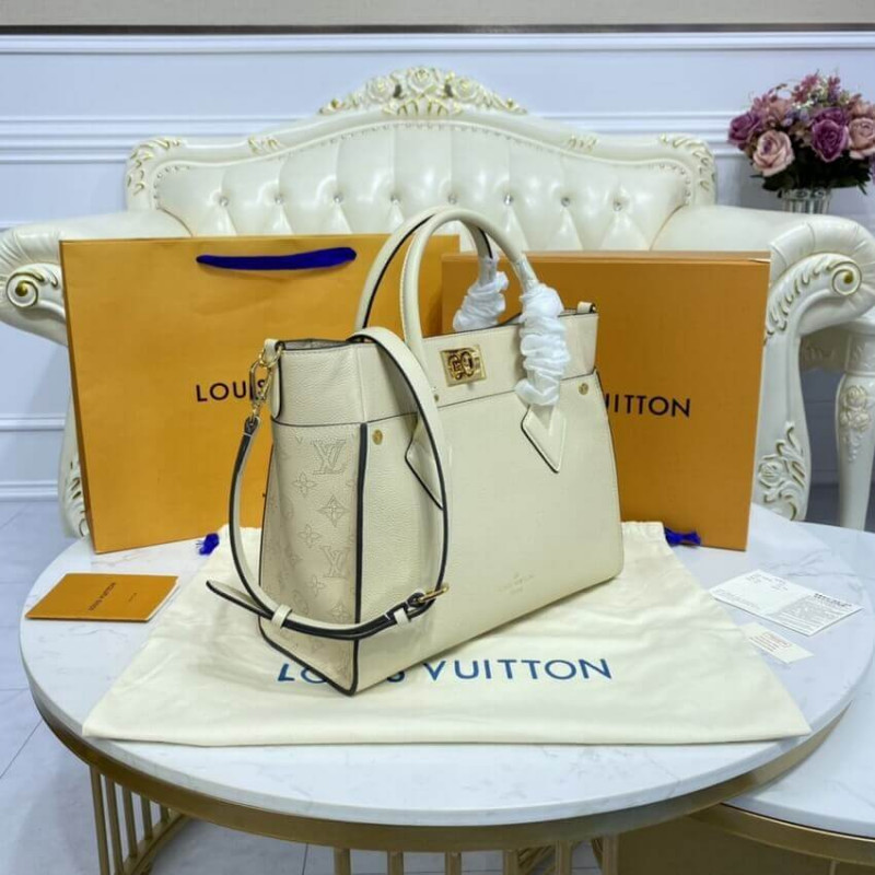 Louis Vuitton en mi bolso lateral M55802 beige-4