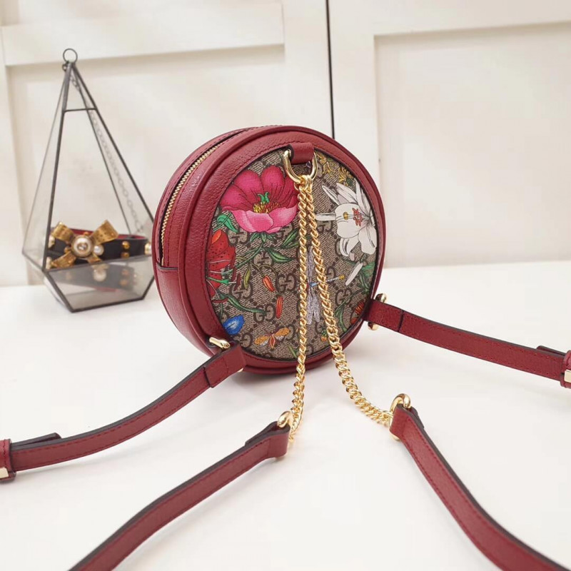 Gucci Ophidia GG Flora Mini Mochila 598661-4