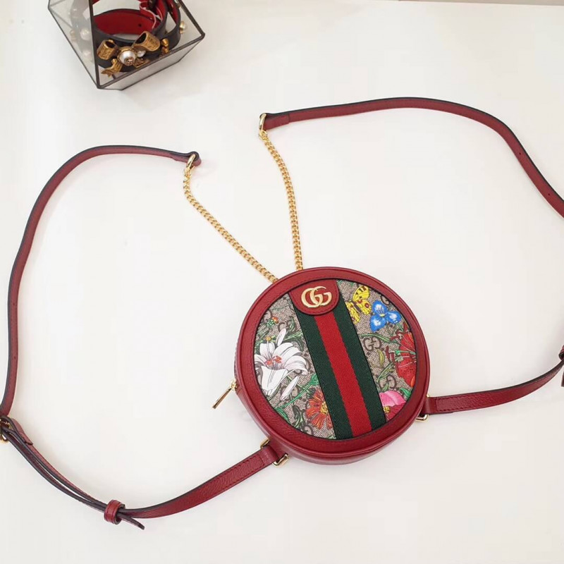 Gucci Ophidia GG Flora Mini Mochila 598661-7
