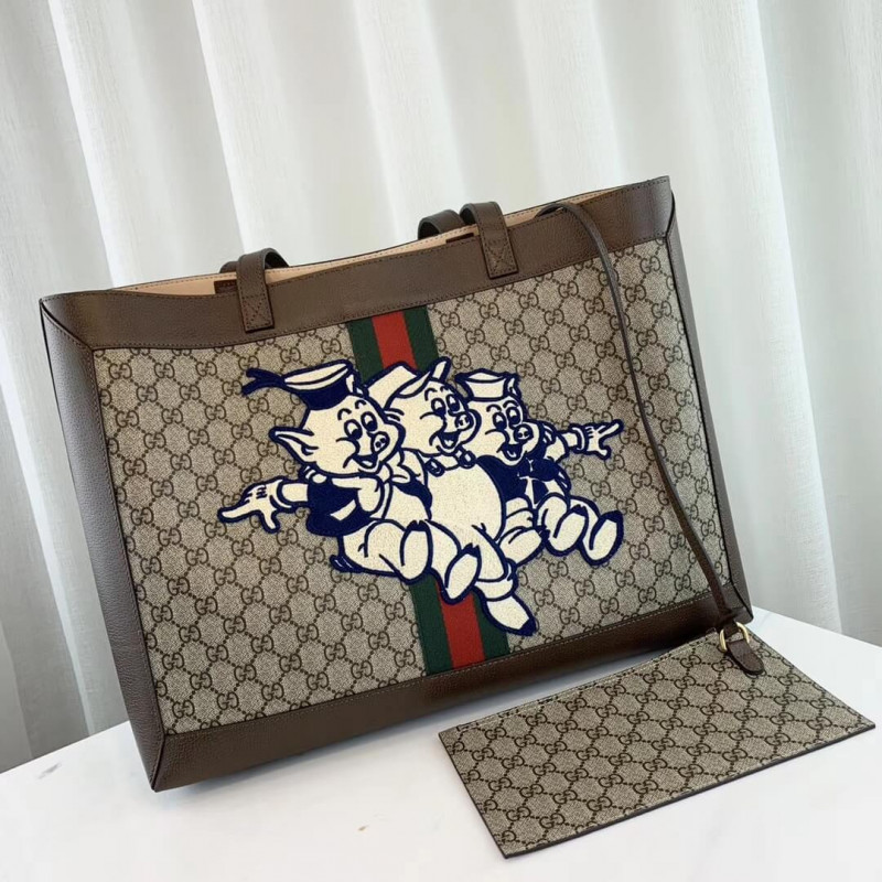 Gucci Ophidia GG Tote con tres cerdos 547947-2