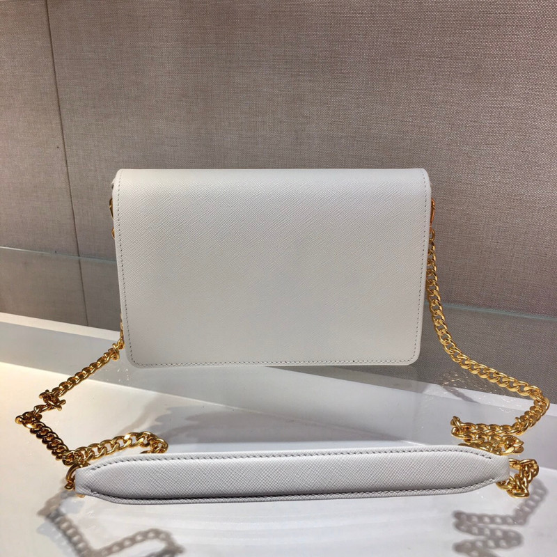 Prada Saffiano Leather Mini-Bolsa 1BP014-3
