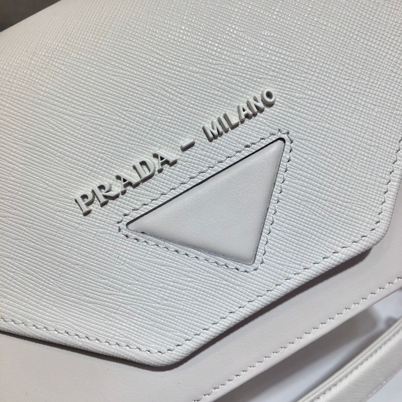 Prada Saffiano Leather Mini-Bolsa 1BP014-4