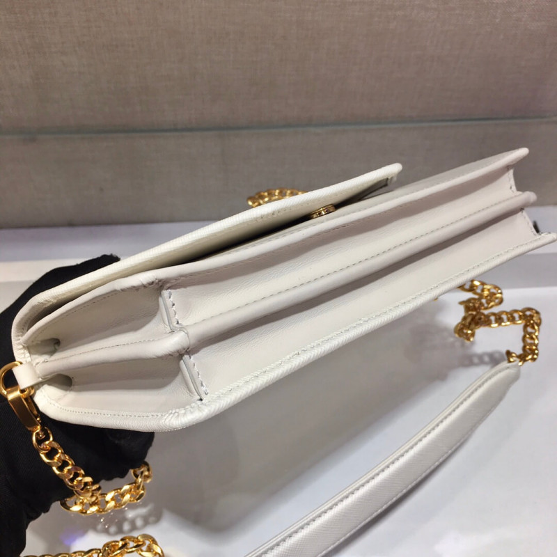 Prada Saffiano Leather Mini-Bolsa 1BP014-5