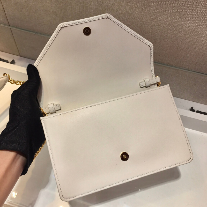 Prada Saffiano Leather Mini-Bolsa 1BP014-6