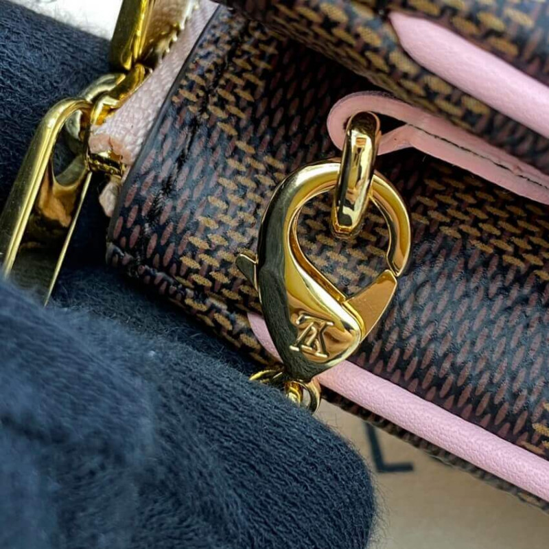 Louis Vuitton Damier Ebene Double Zip Pochette N60254-11