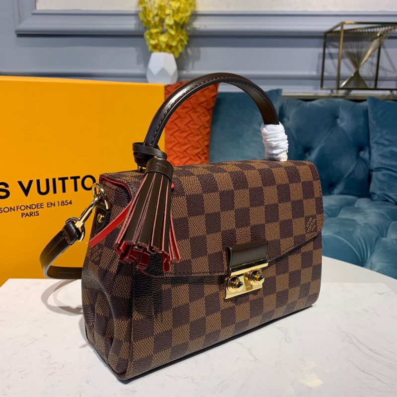 Louis Vuitton Damier Ebene Canvas Croisette N53000-2