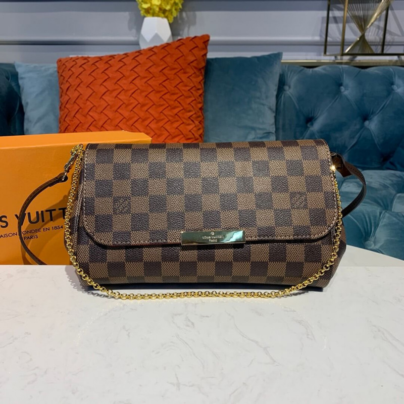 Louis Vuitton Damier Ebene Canvas MM N41129-1