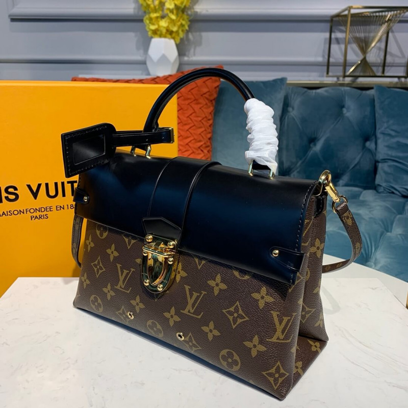 lienzo de monograma de Louis Vuitton una bolsa de colgajo MM M43125-2