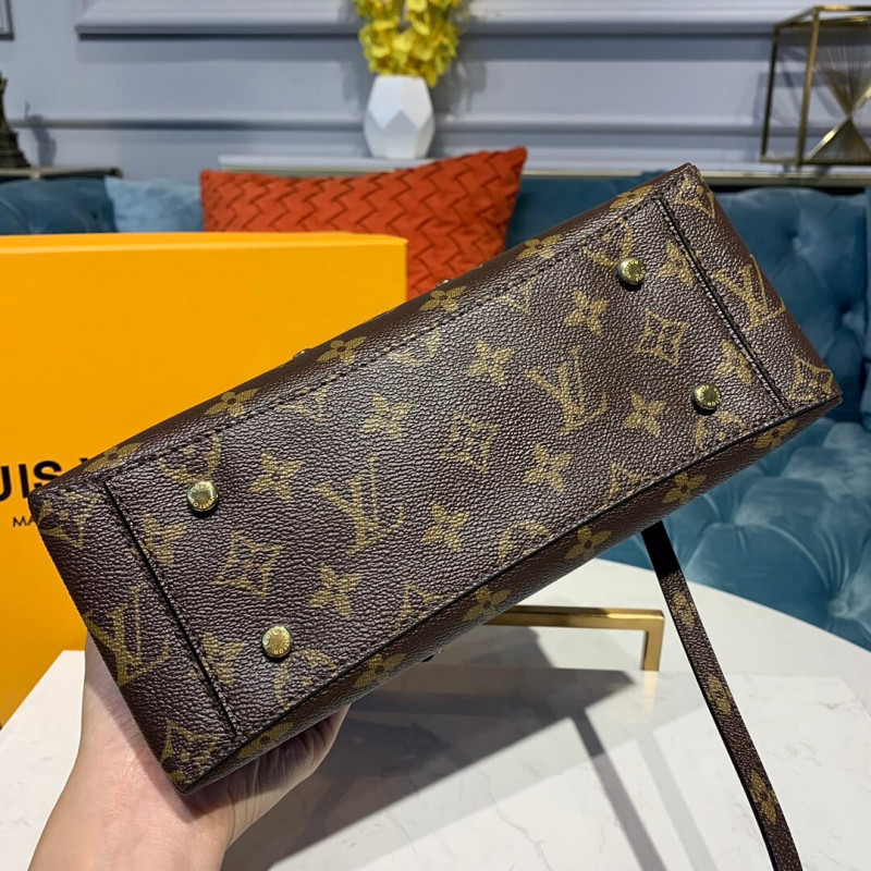 lienzo de monograma de Louis Vuitton una bolsa de colgajo MM M43125-4