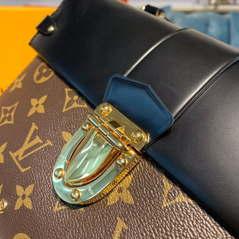 lienzo de monograma de Louis Vuitton una bolsa de colgajo MM M43125-5