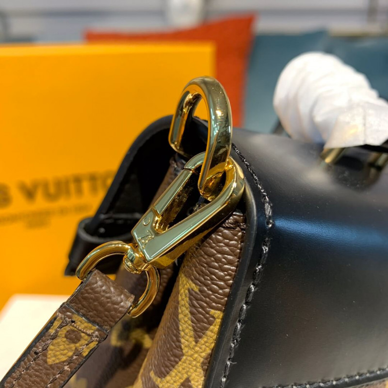 lienzo de monograma de Louis Vuitton una bolsa de colgajo MM M43125-6