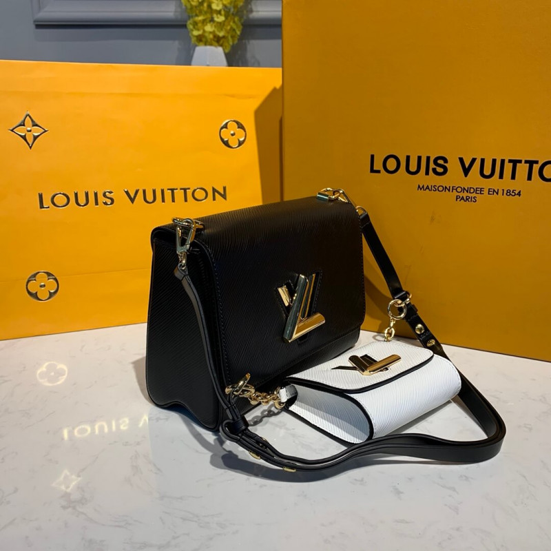 Louis Vuitton Twist MM y Twisty M55683 Negro/Blanco-2
