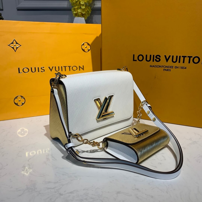 Louis Vuitton Twist Mm y Twisty M55683 White/Gold-1