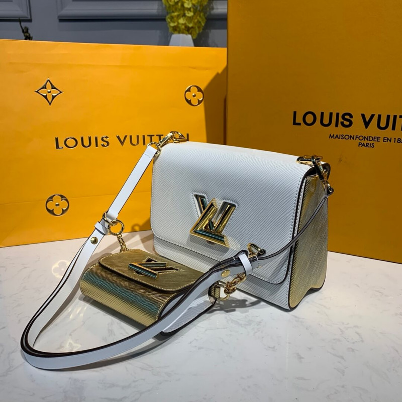 Louis Vuitton Twist Mm y Twisty M55683 White/Gold-2