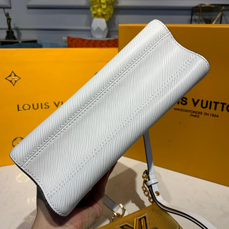 Louis Vuitton Twist Mm y Twisty M55683 White/Gold-5