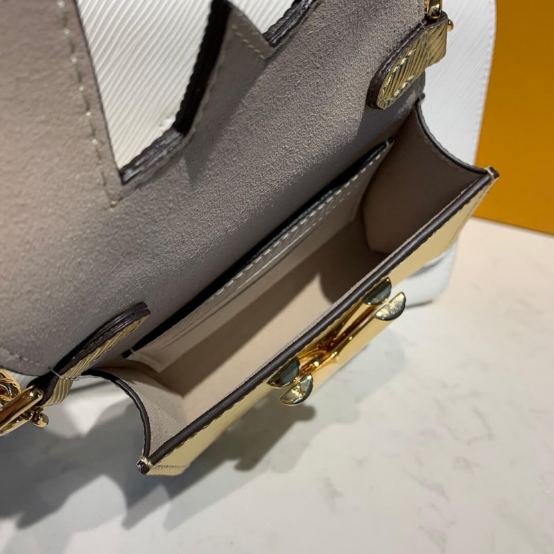 Louis Vuitton Twist Mm y Twisty M55683 White/Gold-11