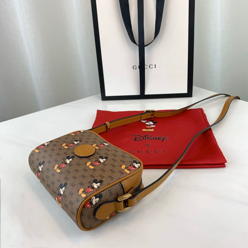 Bolsa de hombro de Disney X Gucci 602536-6
