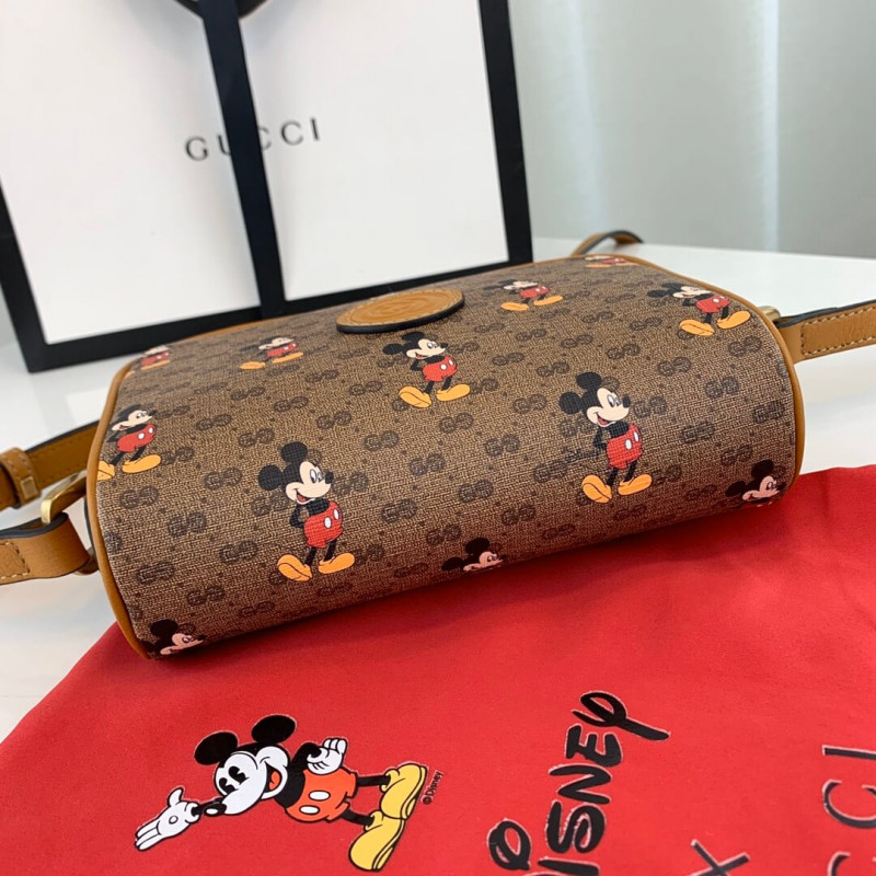 Bolsa de hombro de Disney X Gucci 602536-7