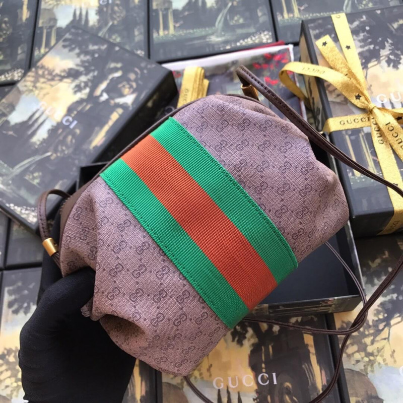 Gucci Web GG Impresión Cross Body Bolsa 564582-3