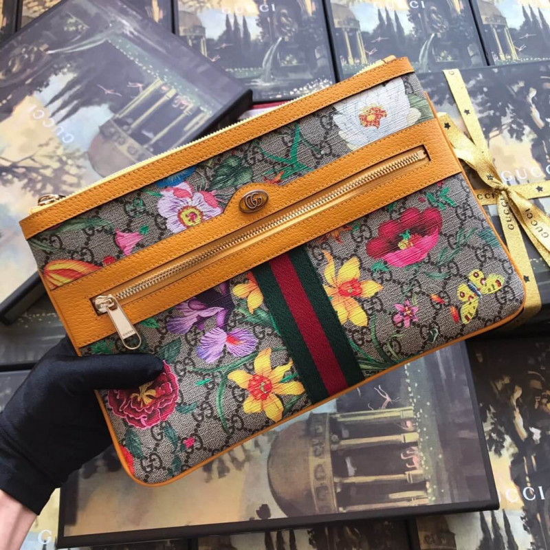 Gucci Ophidia GG Flora Pouch 517551-6
