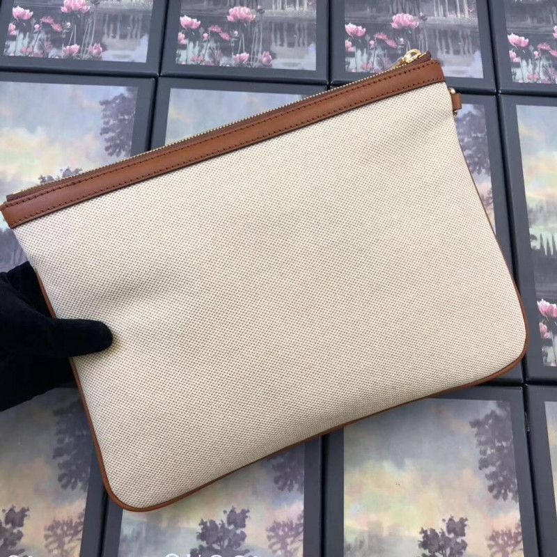 Gucci Canvas Vintage Web Pouch 449479-2