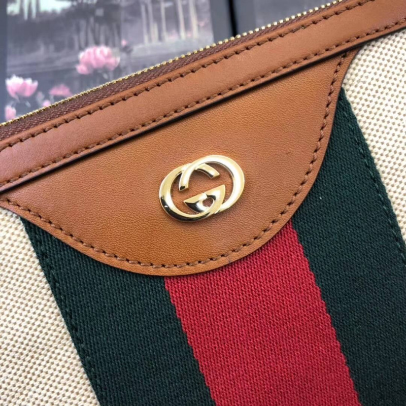 Gucci Canvas Vintage Web Pouch 449479-3