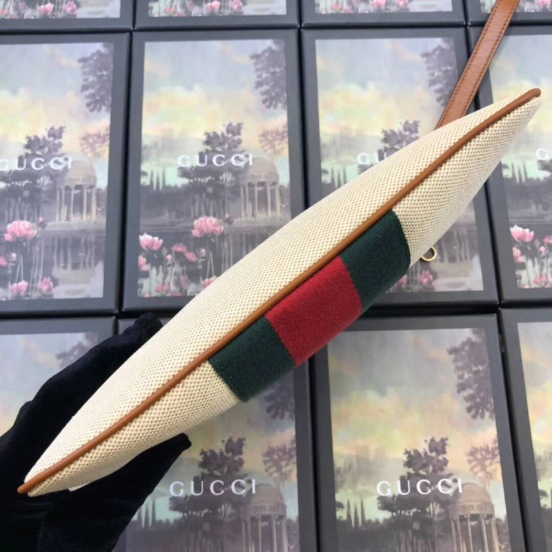 Gucci Canvas Vintage Web Pouch 449479-5